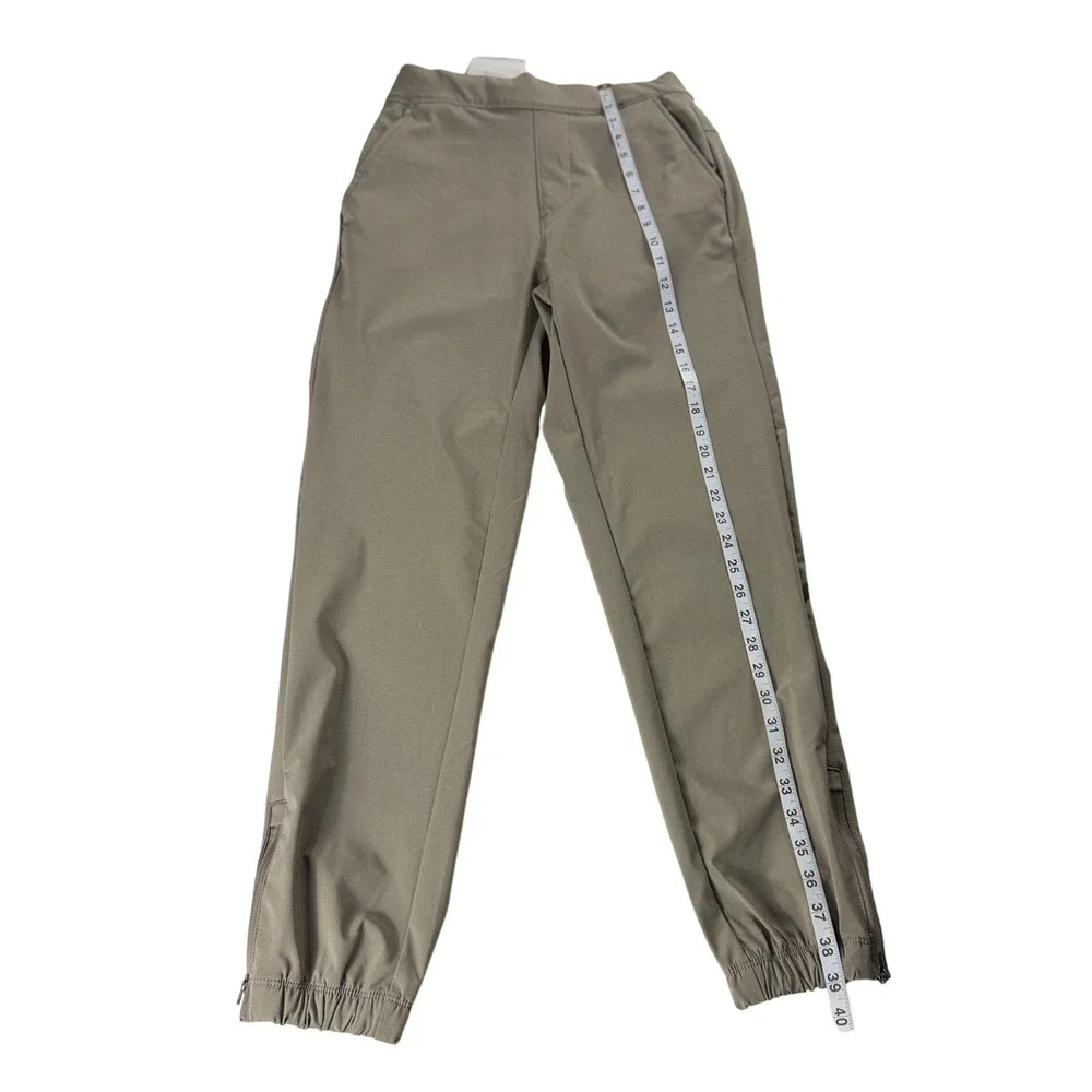 Member's Mark Travel Jogger Pants Olive Green Small 4-Way‎ Stretch UPF 30 NWT